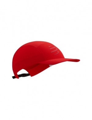 Compressport 5 Panel Light Cap Caps Unisex Rood | EIMPR-6195