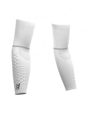 Compressport ArmForce Ultralight Compression Sleeves Heren Wit | JDPQF-2357