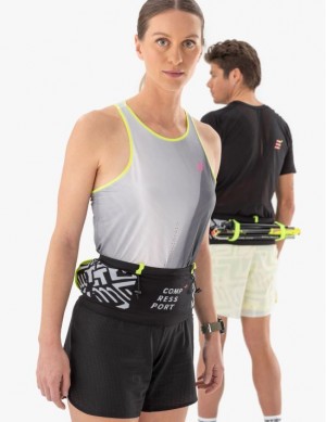 Compressport Free Belt Pro Accessoires Unisex Zwart Wit | ZINKQ-2879