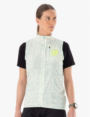 Compressport Hurricane Windproof Vest W Hardloopjack Dames Gekleurd | ZQIWY-2495