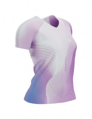 Compressport Performance SS Tshirt W T-shirts Unisex Paars | EHSOX-5208