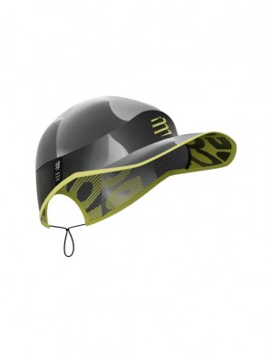 Compressport Pro Race Cap Caps Heren Zwart Wit | RYSAJ-5340