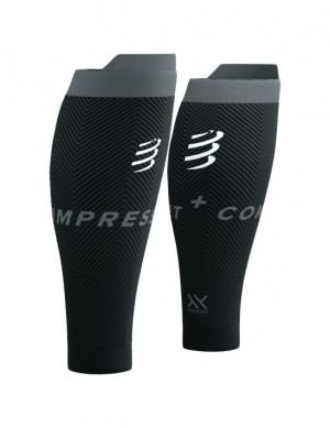 Compressport R2 Oxygen Compression Sleeves Heren Zwart | QZMLW-6842