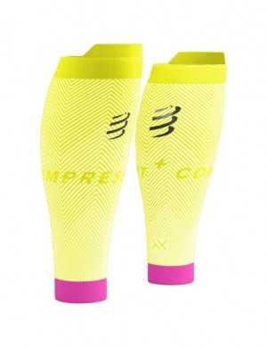 Compressport R2 Oxygen Compression Sleeves Dames Geel | CXQRJ-2749