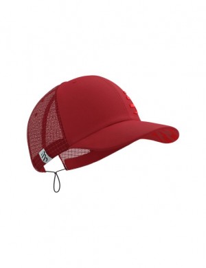 Compressport Race Trucker Cap Accessoires Heren Rood | HIWVL-0675