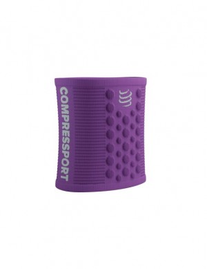 Compressport Sweatbands 3D.Dots Accessoires Unisex Paars Wit | BEKTS-7160