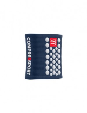 Compressport Sweatbands 3D.Dots Accessoires Unisex Blauw Wit | OEHBL-1234