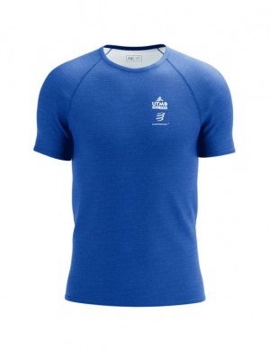 Compressport TRAINING SS Tshirt M Hardloopshirts Heren Gekleurd | NAHTJ-0916