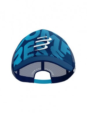 Compressport Trucker Cap Caps Heren Blauw | KWADY-5463