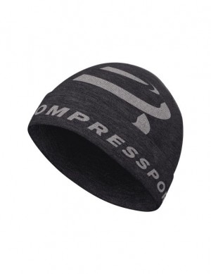 Compressport Vrijetijds Beanie Accessoires Unisex Zwart | DIUPY-3702