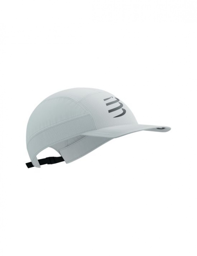 Compressport 5 Panel Light Cap Caps Heren Wit | HNCWB-6427