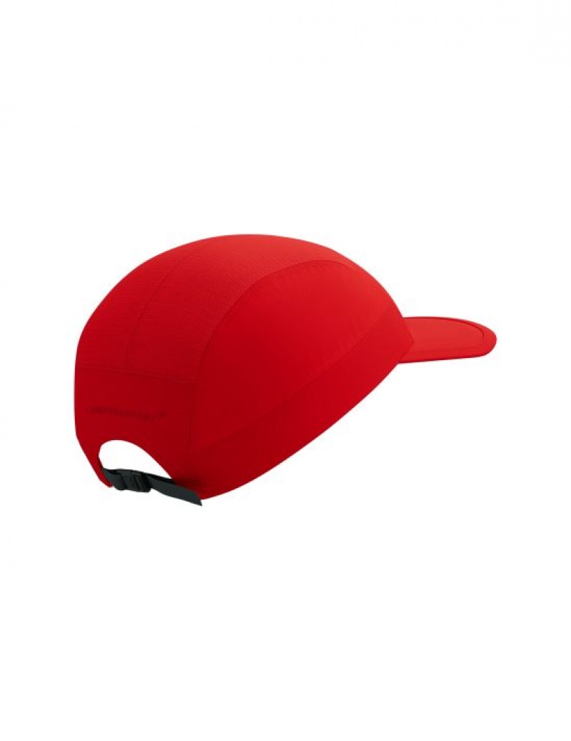 Compressport 5 Panel Light Cap Caps Heren Rood | VIPFK-7469