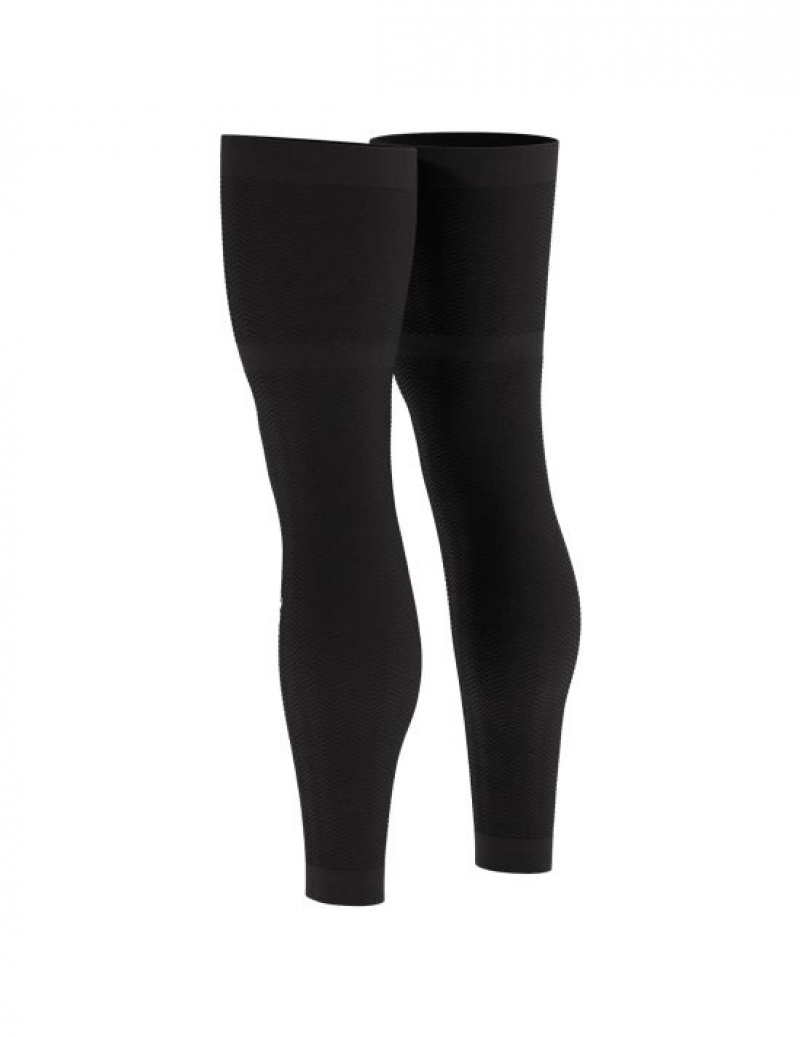 Compressport Full Legs Compression Leg Sleeves Compression Sleeves Heren Zwart | JXELQ-7589