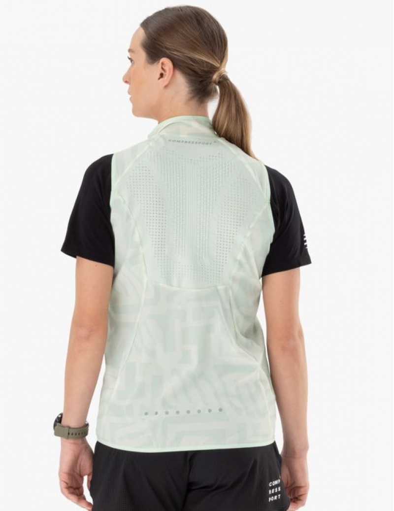 Compressport Hurricane Windproof Vest W Jassen Dames Gekleurd | OXYFE-9136