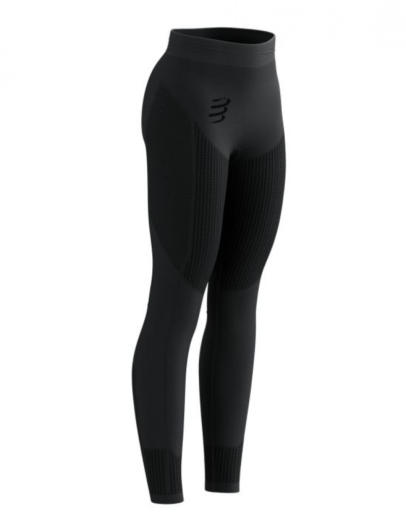 Compressport On/Off Tights W Leggings Dames Zwart | SIDCM-9241