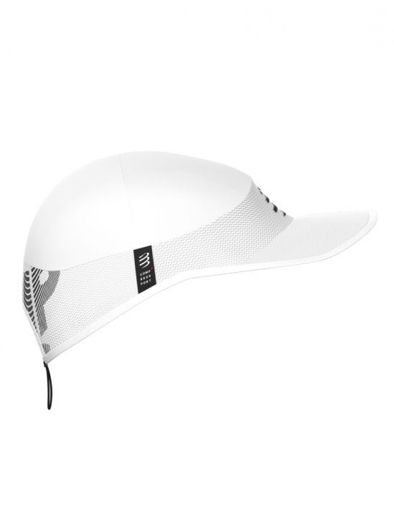 Compressport Pro Race Cap Caps Heren Wit | NRUXC-9856