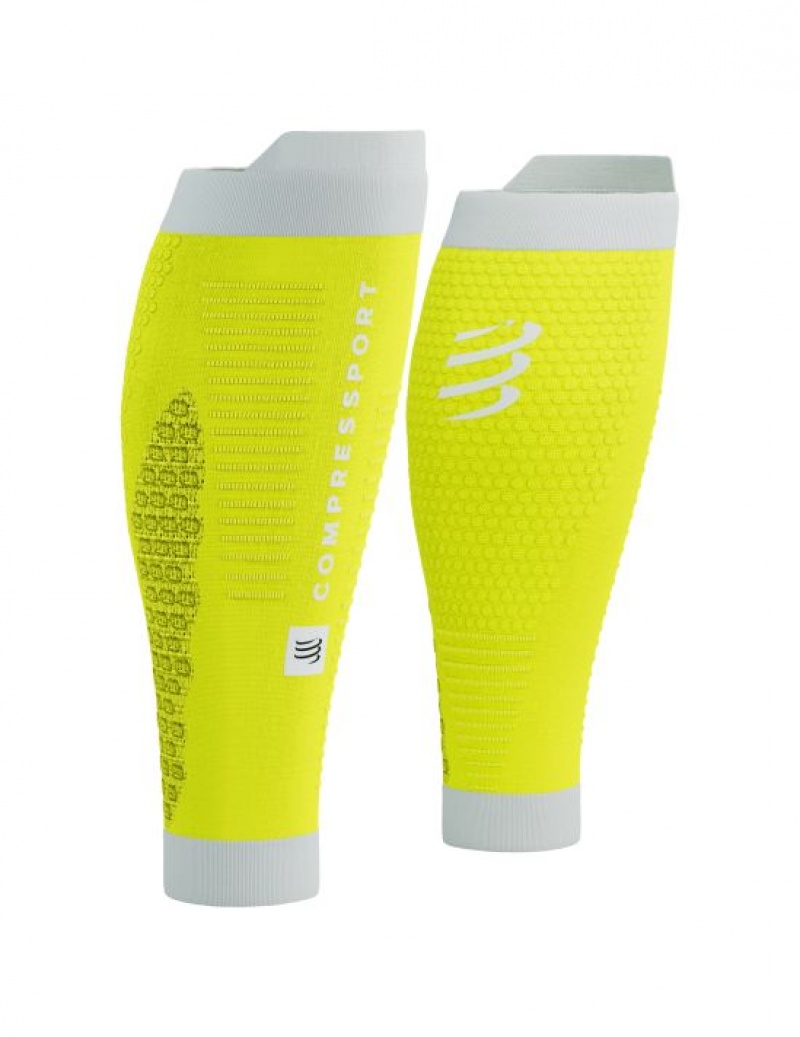 Compressport R2 3.0 Accessoires Unisex Geel Wit | VAQJN-7045