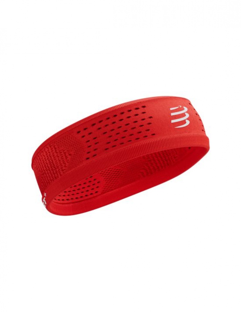 Compressport Thin Headband On/Off Accessoires Unisex Rood | IWYBD-2580