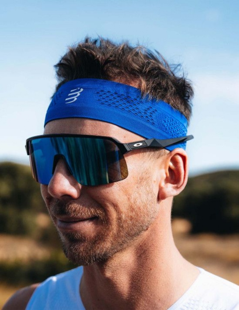 Compressport Thin Headband On/Off Accessoires Unisex Blauw | AFBUG-1524