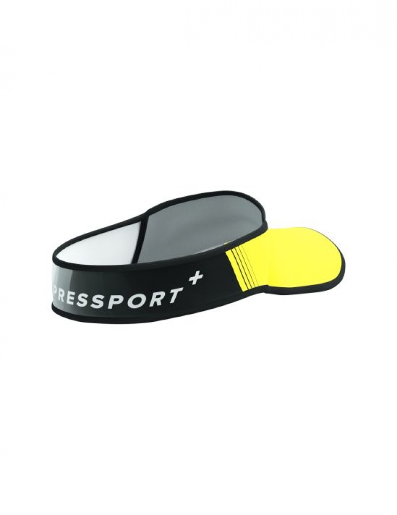 Compressport Visor Ultralight Accessoires Unisex Geel Zwart | EUDWO-7289