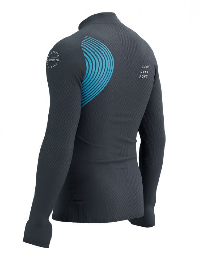 Compressport Winter Trail Postural LS Top M T-shirts Unisex Gekleurd | PKRAV-9721